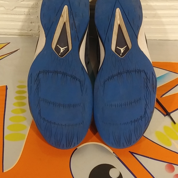 Jordans flight speed blue shoe well loved - Picture 3 of 8